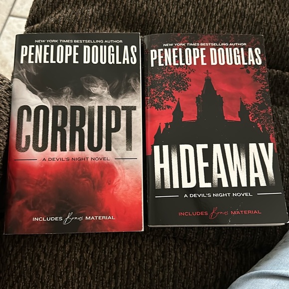 Penelope Douglas. Devil’s Night series:Corrupt and Hideaway. paperback - Picture 1 of 2
